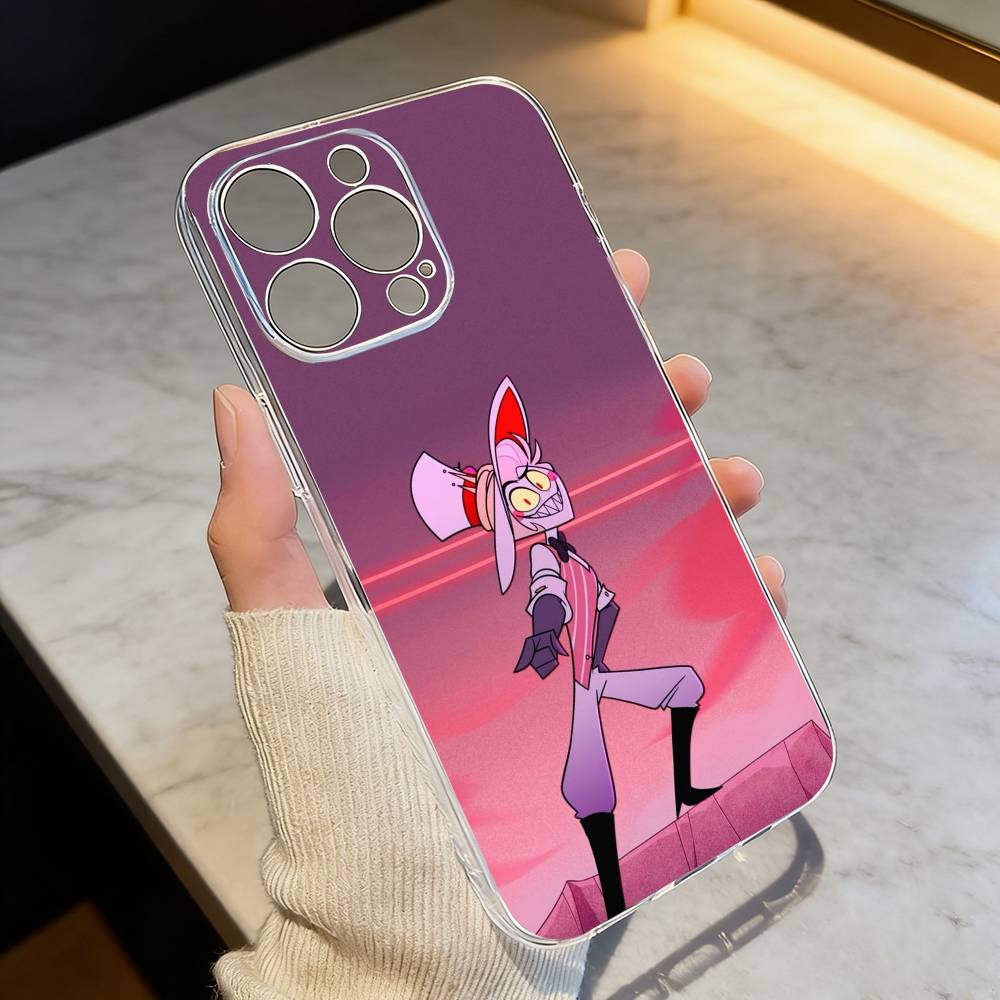 PC-Hazbin H-Hotel Alastor Handyhülle Für iPhone 17 16 15 14 13 12 11 Mini Pro Max Plus Transparente Hülle