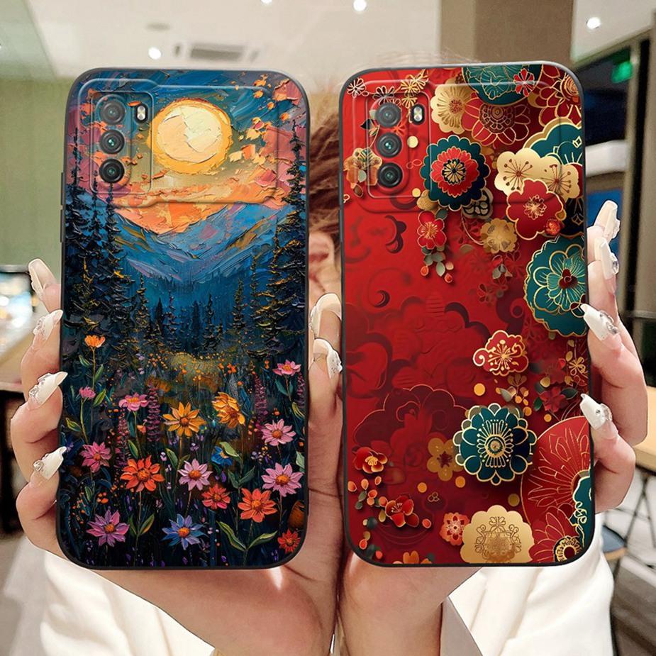 For Xiaomi Poco M3 Case PocoM3 Pro Luxury Candy Painted Cover Soft Silicone Phone Case For Xiaomi Poco M3 Pro 5G Back Cover Bags