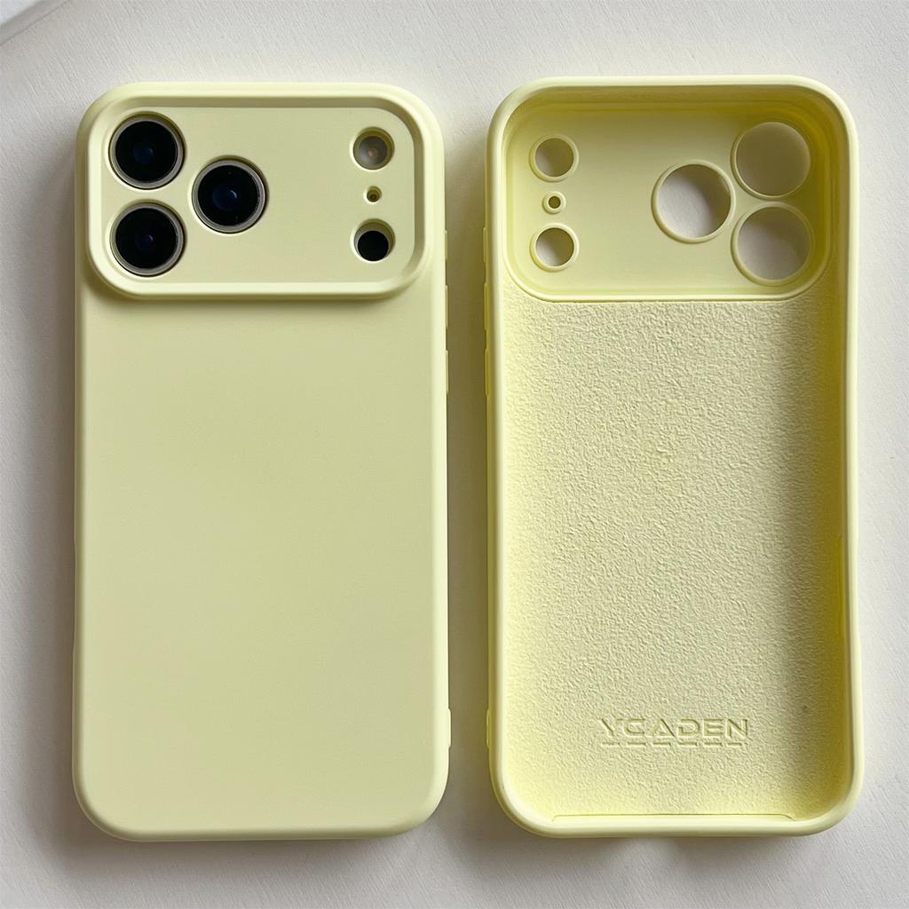 Shockproof Soft Simple Solid Color Phone Case For iPhone 17 16 15 Pro Max 17 Air 16 PLus Resistant Lens Protection TPU Cover