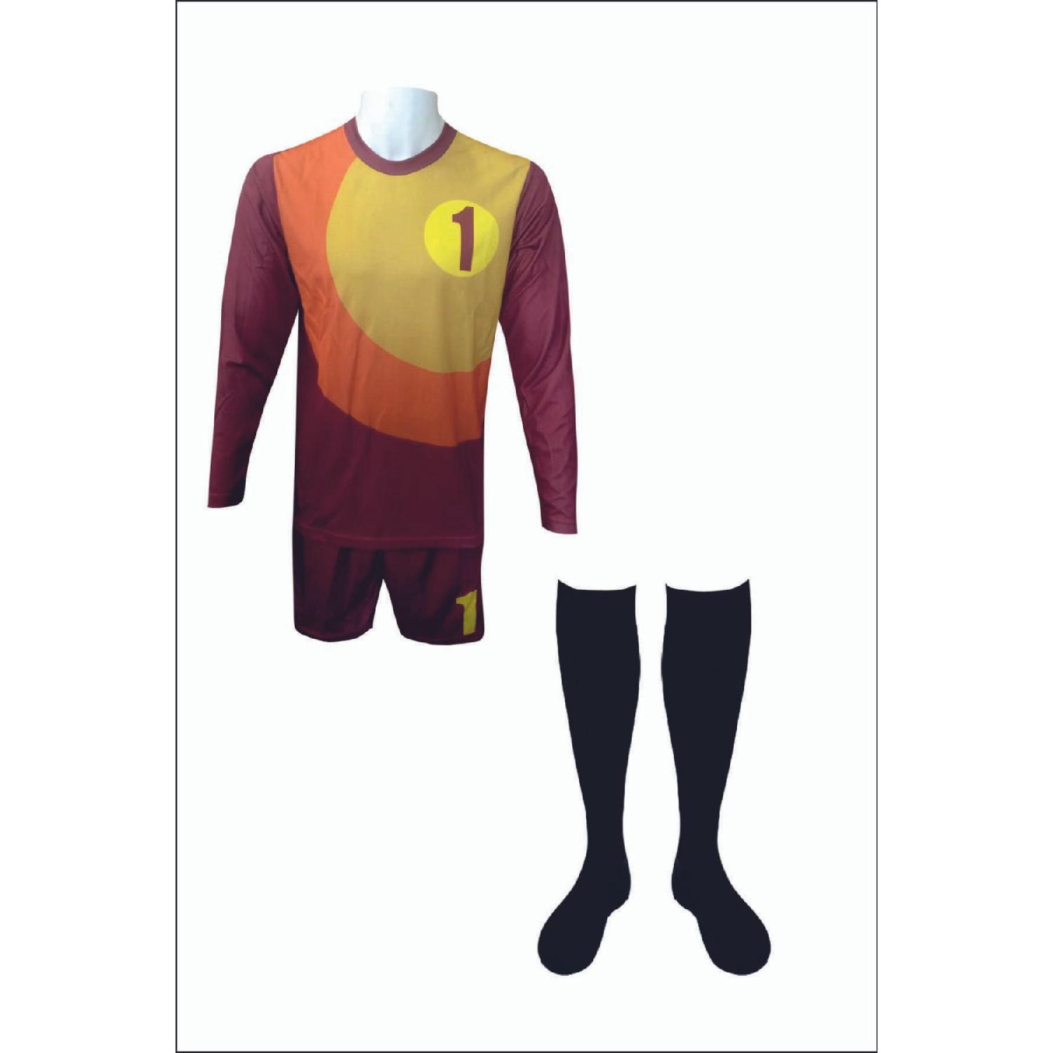 

Mundo Digital Goalkeeper Jersey Шорты Носки Вратарский комплект 7-8 Yaş