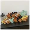 Fashion Hotest Hotest Straw Bag Bucket Bag Big Rattan Shoulder Bags Large Capacity Woven Bag Hand-Made Handbags