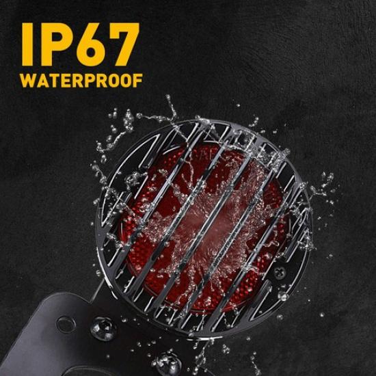 Motorcycle LED Tail Brake Light License Plate Bracket for Yamaha Honda Bobber