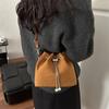 Minimalist Water Bucket Bag With Drawstring Closure For Daily Casual Wear