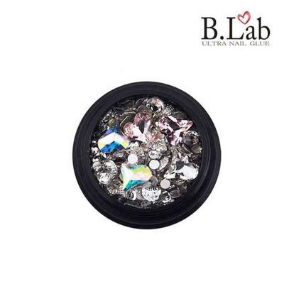 Nail Nail Art B.Lab-Nail Parts Material Cri Cubic Mixed Diamond Silver