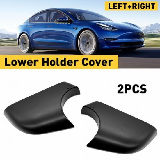 Left Right Side Door Wing Mirror Cover Lower Holder For 2017- Tesla Model 3