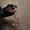 Butterfly Tassel Rhinestone Ball Phone Short Crystal Lanyard Strap Pendant Chain Anti-Lost Hand Rope Fashion Hand Chain