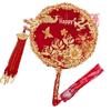 Xiuhe Bridal Fan with Bouquet: Traditional Chinese Wedding Accessory