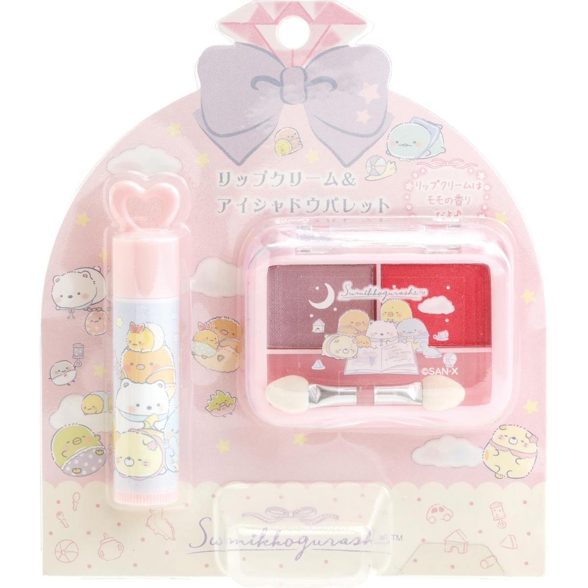 Sumikkogurashi Бальзам для губ Палитра теней для век FE45702 San-X &