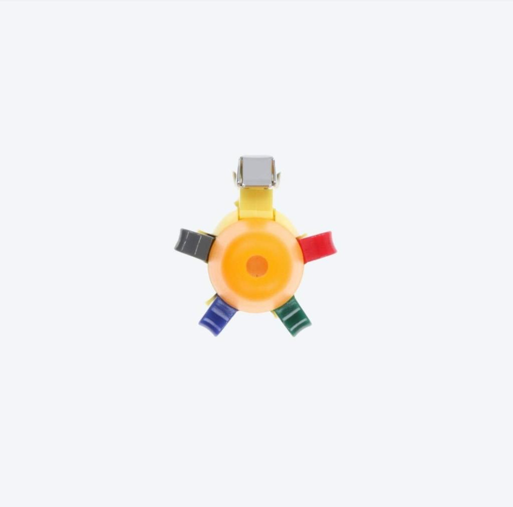 Winnie the Pooh Mechanická ceruzka Guľôčkové pero v 4 farbách Exkluzívne pre Disney Resort Papiernictvo & (Čierna, červená, modrá, zelená) (Vzor tváre)