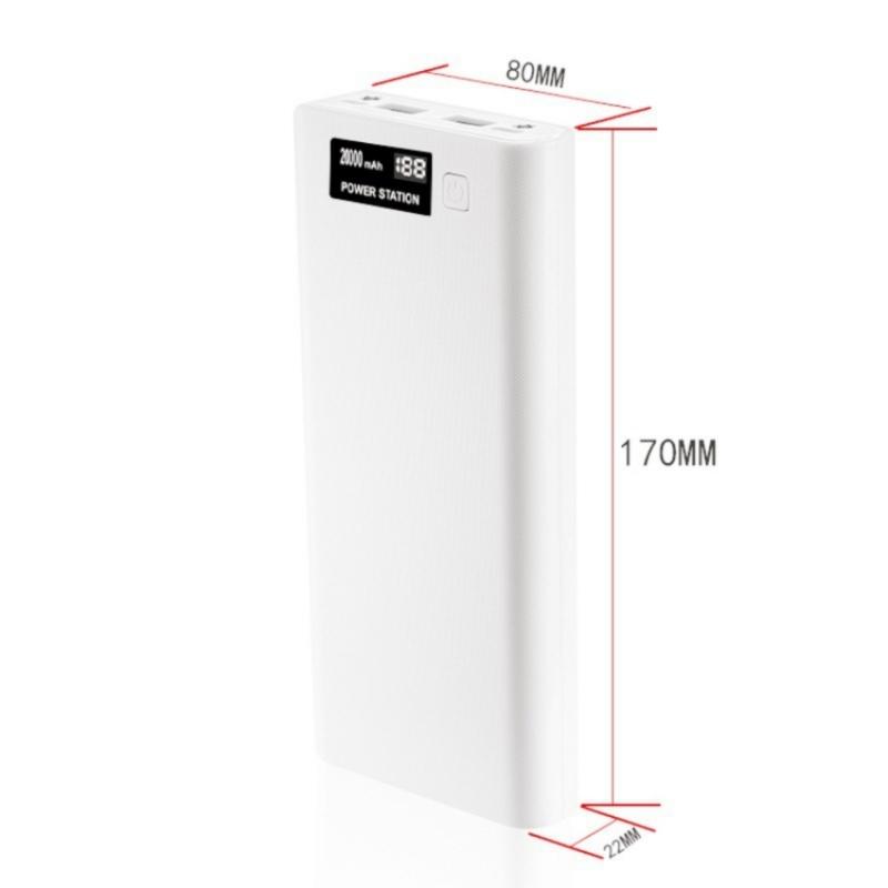 DIY 18650 Battery Pack Enclosure with Double USB Port Quick Charging Power Banks Case for Fast Charging Power Banks