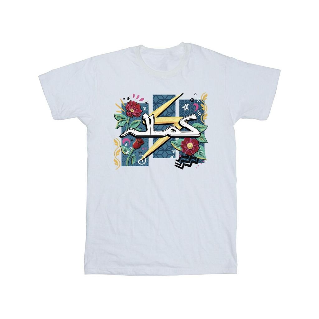 Marvel Mens Ms Marvel Flower Lightning T-Shirt