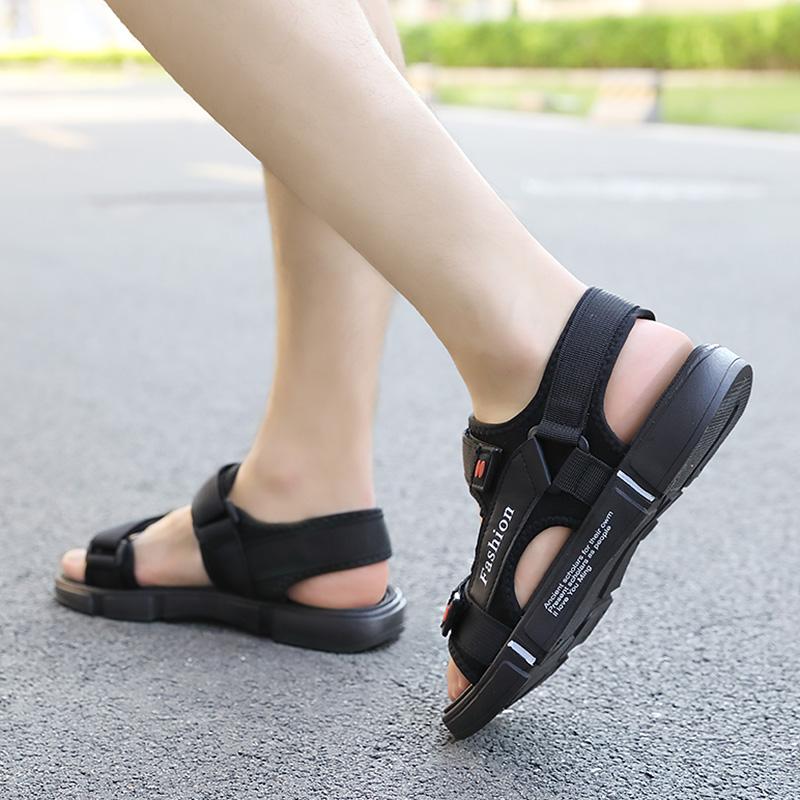 Summer Men's Anti-slip Wear-resistant Outdoor Leisure Sandals Breathable Quick-dry Beach Shoes Casual Vacation Shoes