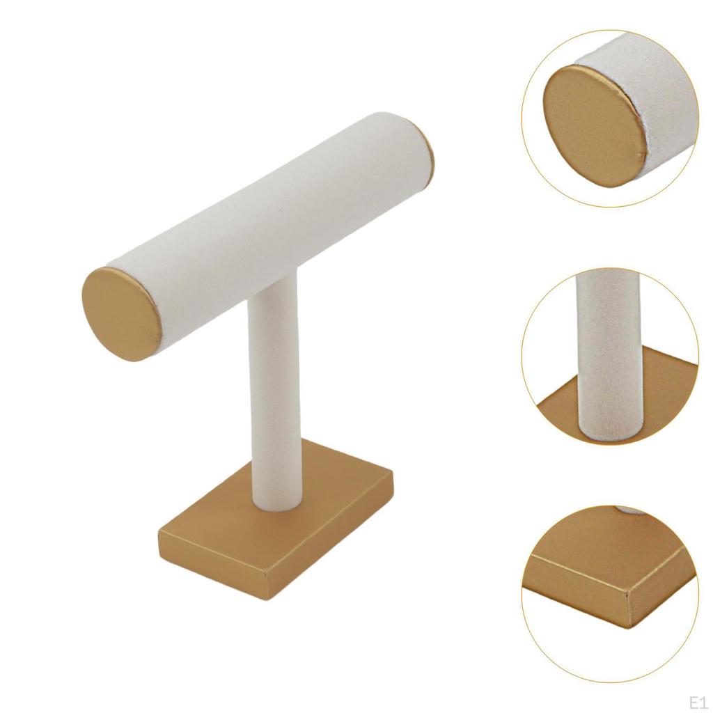 -Suport pentru brățări, Organizator de bijuterii, Ornament pentru economisirea spațiului, Suport creativ tip turn pentru coliere pentru