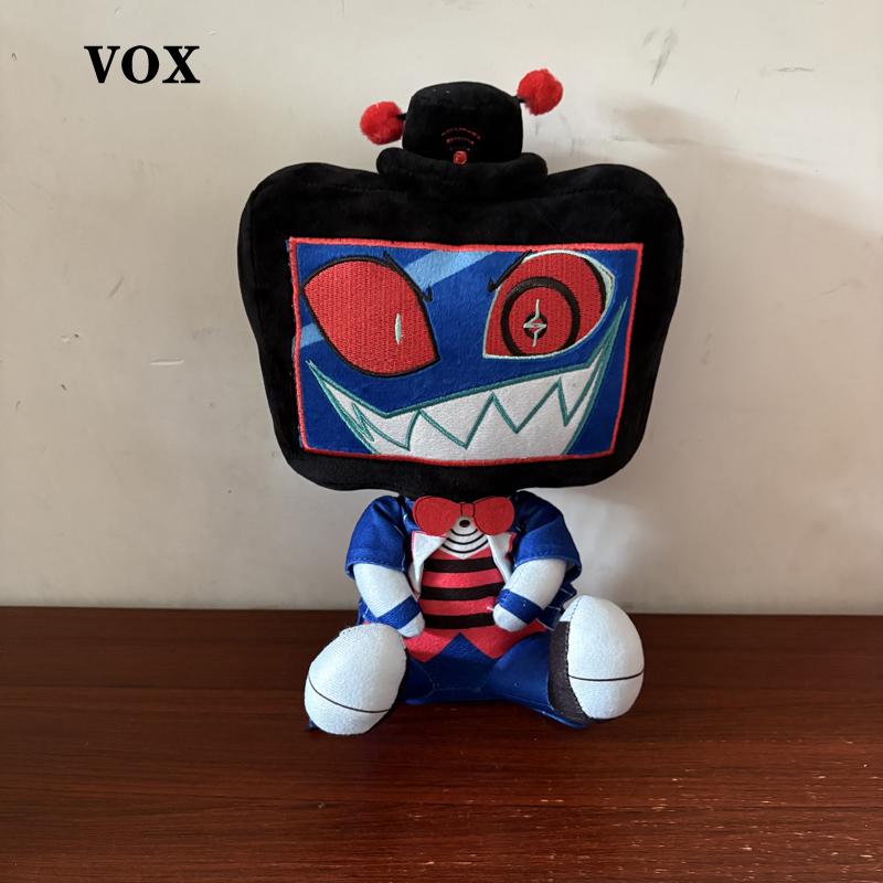 Neueste Super Niedliche Mit Hut Morgenstern Luzifer Plüschtiere Hazbin 3V Vox Anime Animation Hotel Zubehör Plüschtier Puppe Dekoration