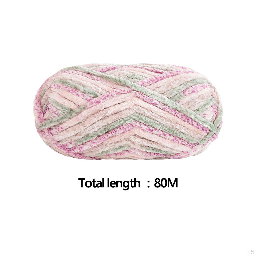 Chunky Wool Yarn Bulky Giant Tube DIY Thickness 6mm Hand Knit Weight