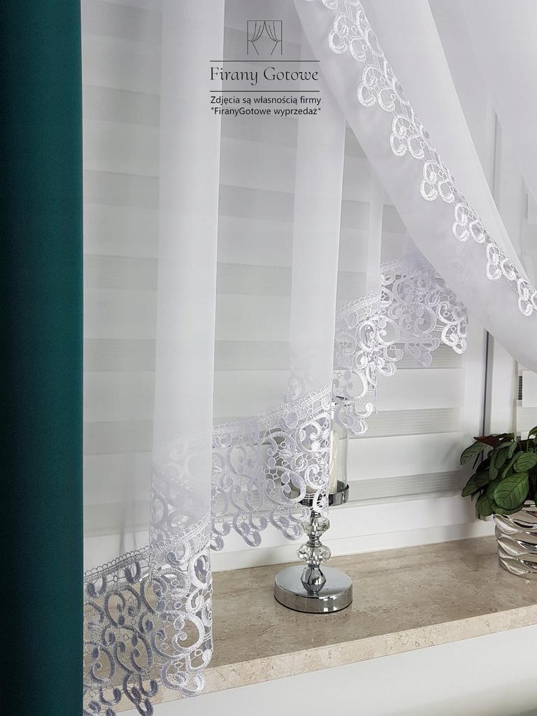 double-layer curtain with guipure lace