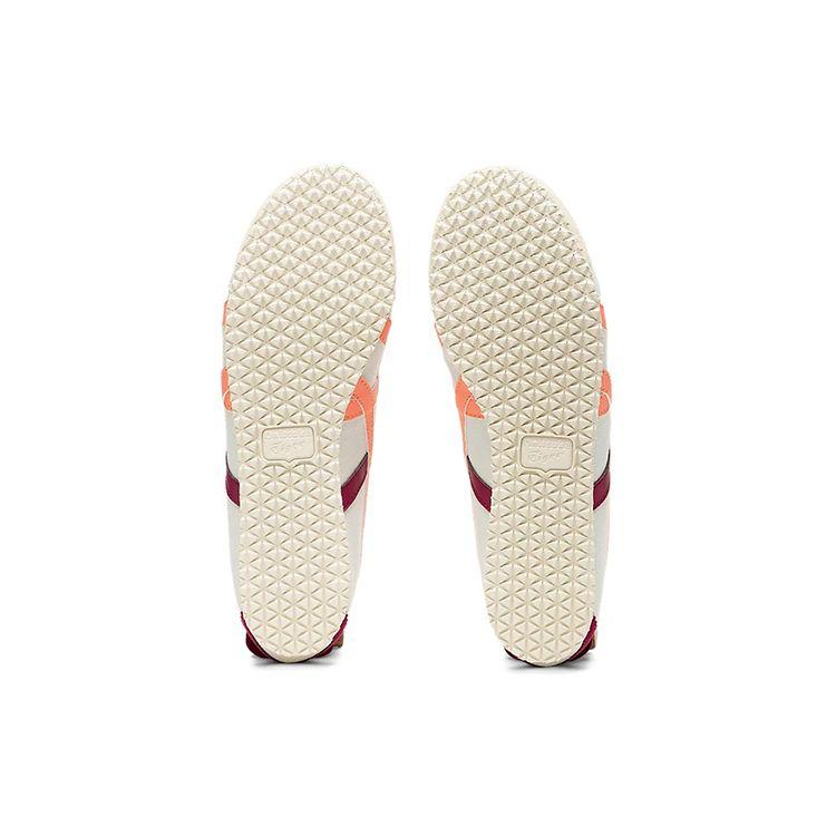 Onitsuka Tiger Mexico 66 Slip-On Comfortable Lightweight Durable Low-Top Running Shoes Women sneaker White Orange Purple 1182A087-400