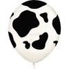 100Pcs Cow Balloon Milk Balloon Cow Party Balloon Black And White Balloon Cow Pattern Balloon Layout