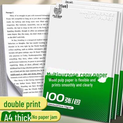 Španělský tiskový papír A4, 70 g/80 g, bílý, jednobalení, oboustranný, silný pro tiskárny.