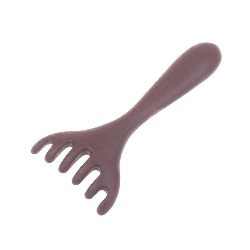 Plastic Meridian Massage Comb Body Gua Sha Tool Anti-Static 6-Claw Head Massager Promote