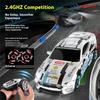 ZY013 RTR 1/43 2.4G 4WD Drift RC Car Mini Full Proportional LED Light Optional Gyro Remote Control High-Speed Vehicles Models