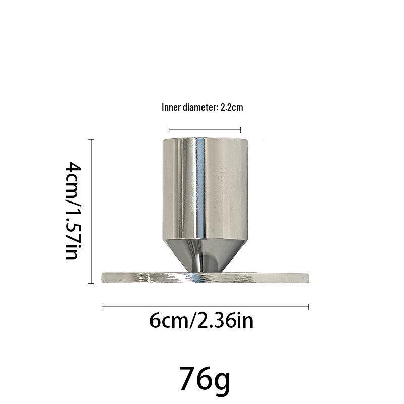 INS Style Silver Diamond Candle Holder - Western Restaurant Table Decoration