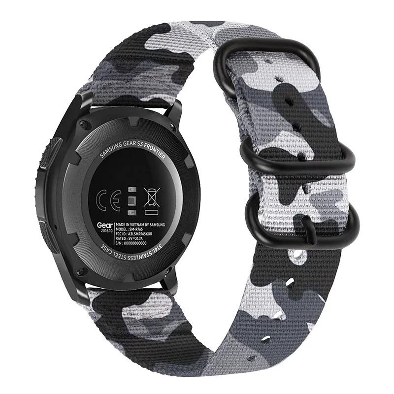 22mm Nylon Loop Strap For Huawei Watch 5/GT6-5-3 Pro 46mm Sports Breathable Bracelet For Huawei Watch GT6-5-4-3 46mm Accessories