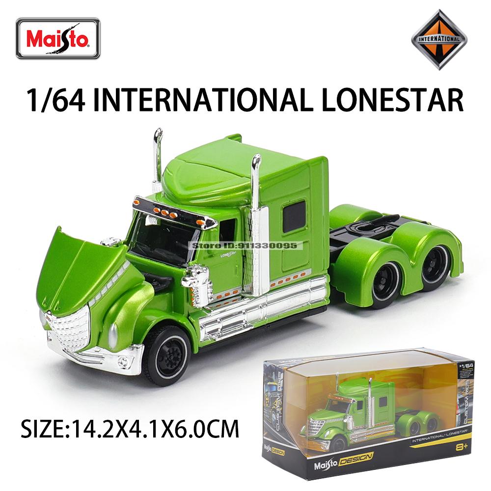 Maisto 1:64 Mercedes-Benz MACK Anthem Trailer trailer model simulation car model alloy car toy male collection gift