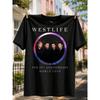 Férfi Westlife 25. Évforduló Világkörüli Turné Póló - Hivatalos és Ikonikus Nyomtatás, Laza Illeszkedésű Kerek Nyakú Alkalmi Póló Zene Rajongóknak, Ajándék