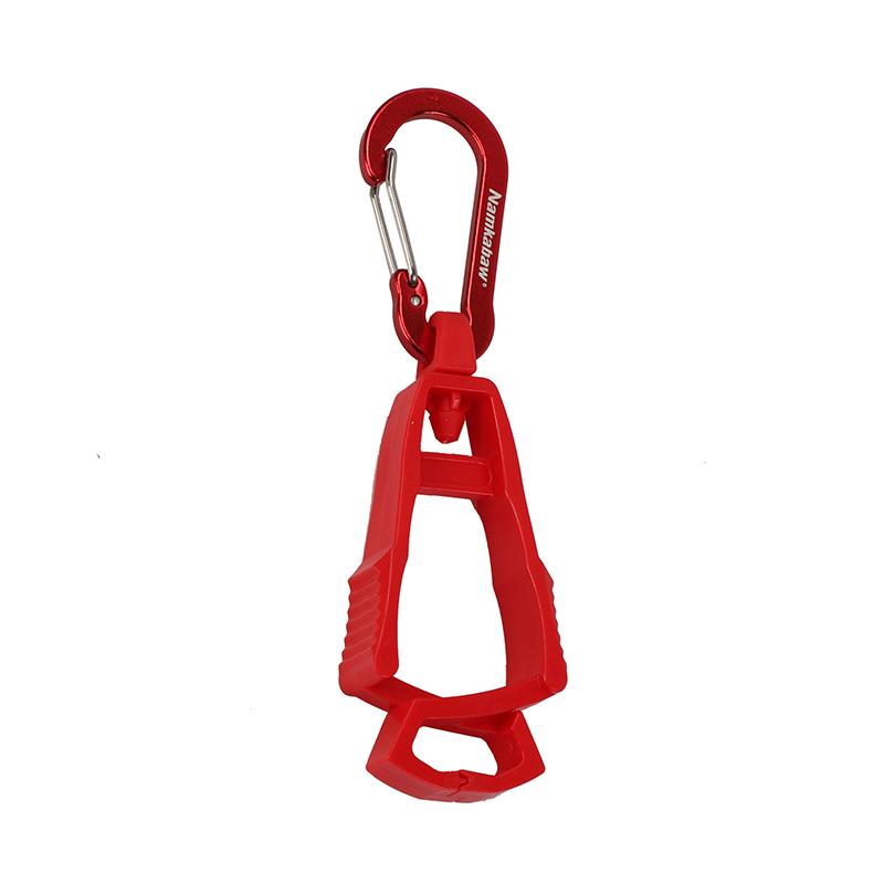

Outdoor Multifunctional Plastic Hook Buckle Safety Work Gloves Holder Anti-drop Durable Glove Belt Clamp For Worker Construction красный
