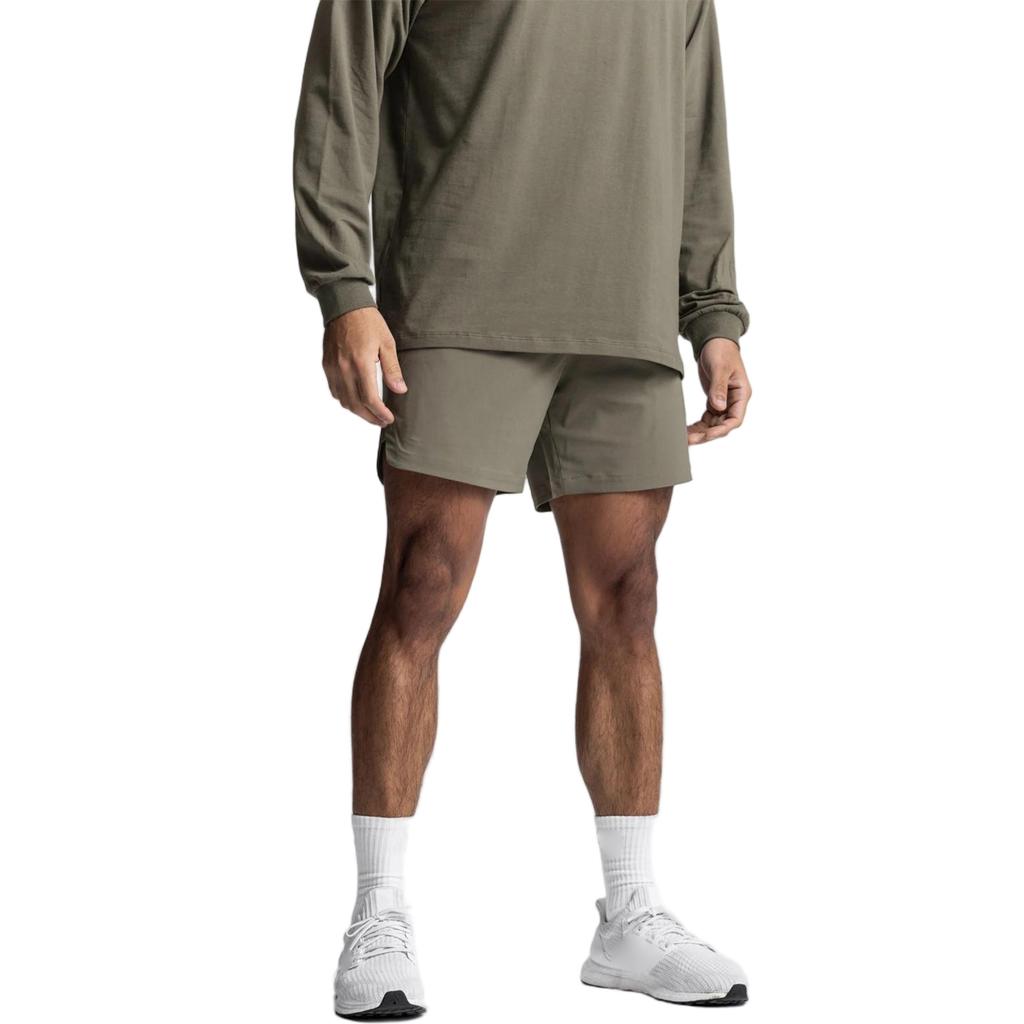 Men’s Summer Casual Woven Shorts Five Pocket Athletic Quick Dry Relaxed Fit Street Style Elastic Waist Short Pants