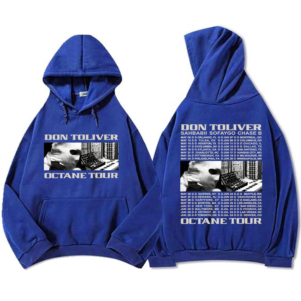 

DON TOLIVER OCTANE TOUR 2026 Hoodies Long Sleeve Fleece Men Hooded Sweatshirts Design Graphic Print Pullovers Unisex Tops XXXL