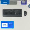 Logitech Drahtlose Tastatur- und Maus-Kombination