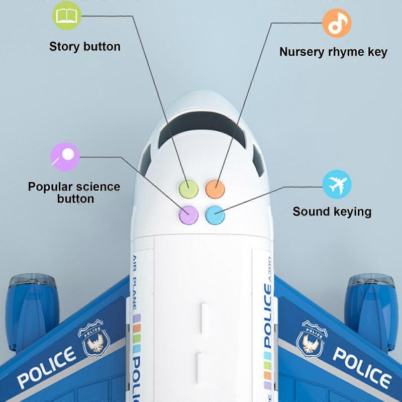 Megaplane Toy, Kiddycorner Megaplane, Transportation Airplane Car Toy Set