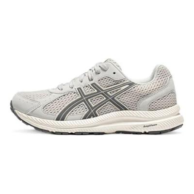 Gel-Contend 7 Cómodas Versátiles Malla Cuero Sintético Amortiguación Duraderas Transpirables Zapatillas Bajas para Correr Mujer zapatilla Gris 1012B715-020