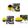 Set of 12 cleaning elements for screwdriver + Set of 5 wire brushes for screwdriver