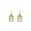 Exaggerated B-Shaped Disco Earrings: Light Luxury, Mature Look, Trendy Ear Buckles