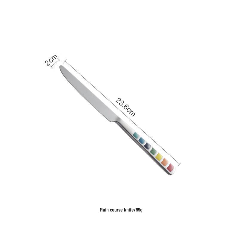 ZISIZ Цветной Эмалированный Основной Столовый Нож