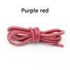 New High Quality Flat Shoelaces Solid Leather Shoe Laces Classic Multicolor Leisure Shoe Lace Outdoor Unisex Boots Shoelace