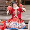 Anni Your Child Girls' Festive Winter Hanfu Tang Suit