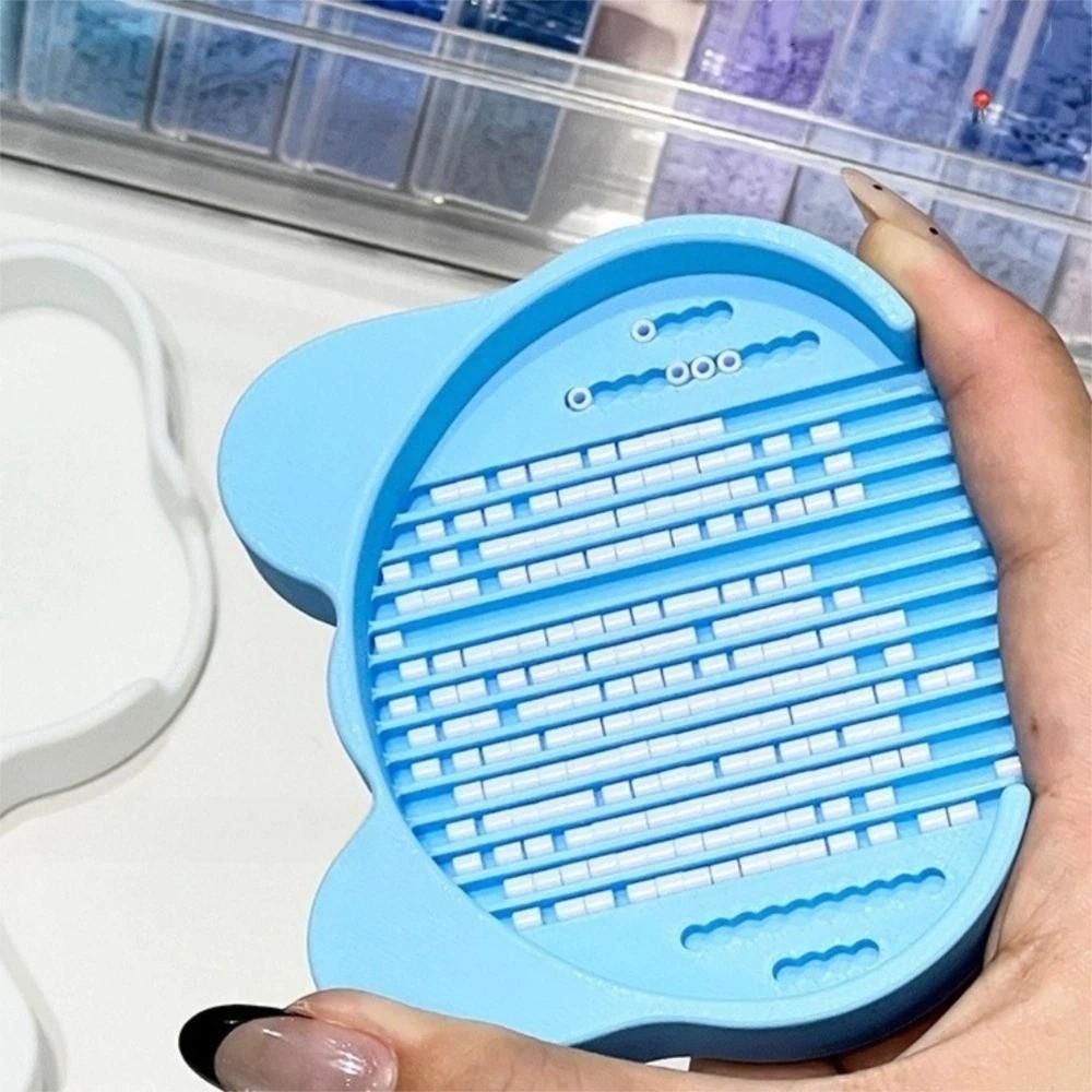 2.6MM Fuse Beads Aligner Tray Plastic Efficient Beads Picking Tray Handheld Cat Shape Bead Sorting Tray Pixel Art