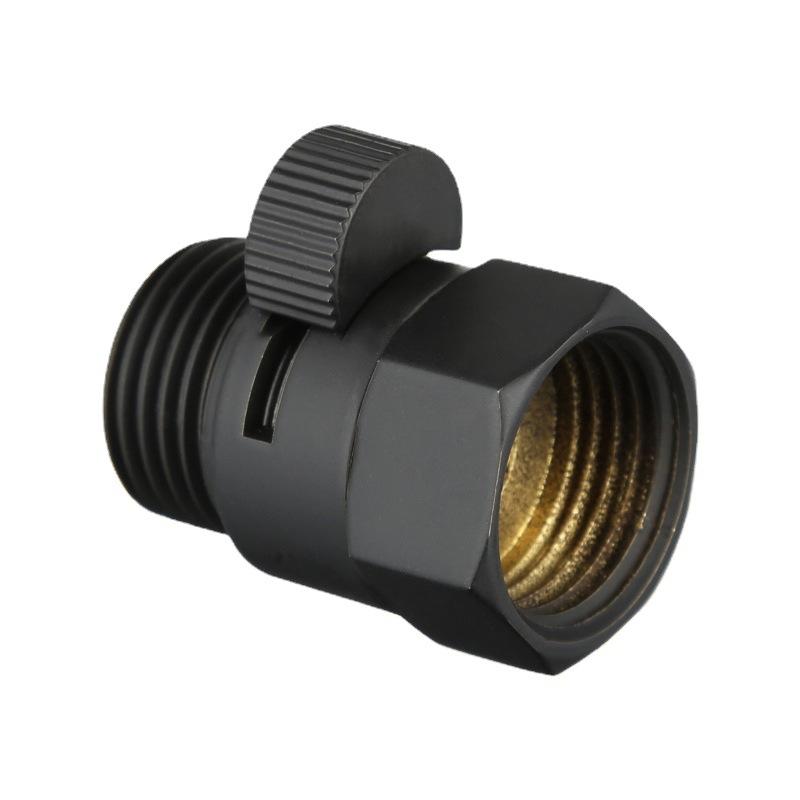 Brass Shower Flow Control Valve Female Male G1/2 Shower Head Shut Off Valve Quick-opening Diverter Valve Brass Gold Chrome
