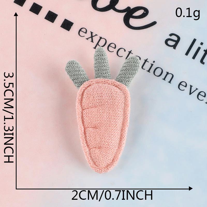 Stoff Aufkleber Dekorative Schmuckstücke Niedlicher Plüschbär Cartoon Haarnadel Lederring Zubehör Brosche Handgemacht DIY Haarschmuck Zubehör