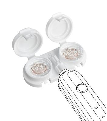 Epeios Sonic Contact Lens Cleaning Compact and Portable Case,