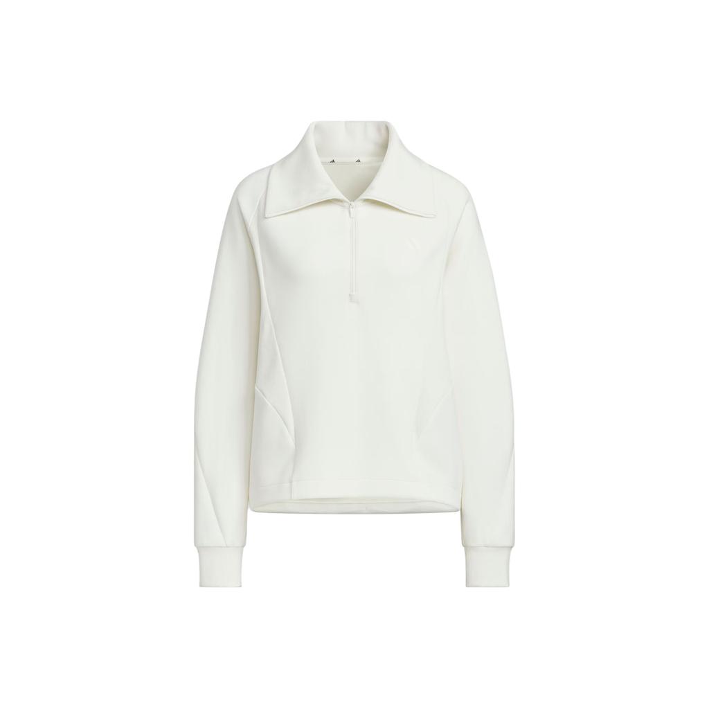 Adidas Soft Lux Loose Fit Pullover Sports Solid Color Long Sleeve Sweatshirt Women sweatshirt KF2544