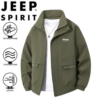 JEEP SPIRIT Men's Casual Multi-Pocket Jacket