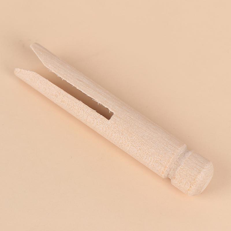 5Pcs Wood Dolly Peg Traditional Dolly Style Wooden Clothes Pegs Pins Clips