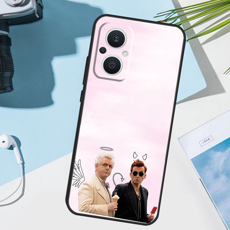 Good Omens Case For OPPO Reno 13 13F 12 11 F 8T 7 8 10 Pro OPPO Find X8 X6 Pro X3 X5 Lite Cover Funda