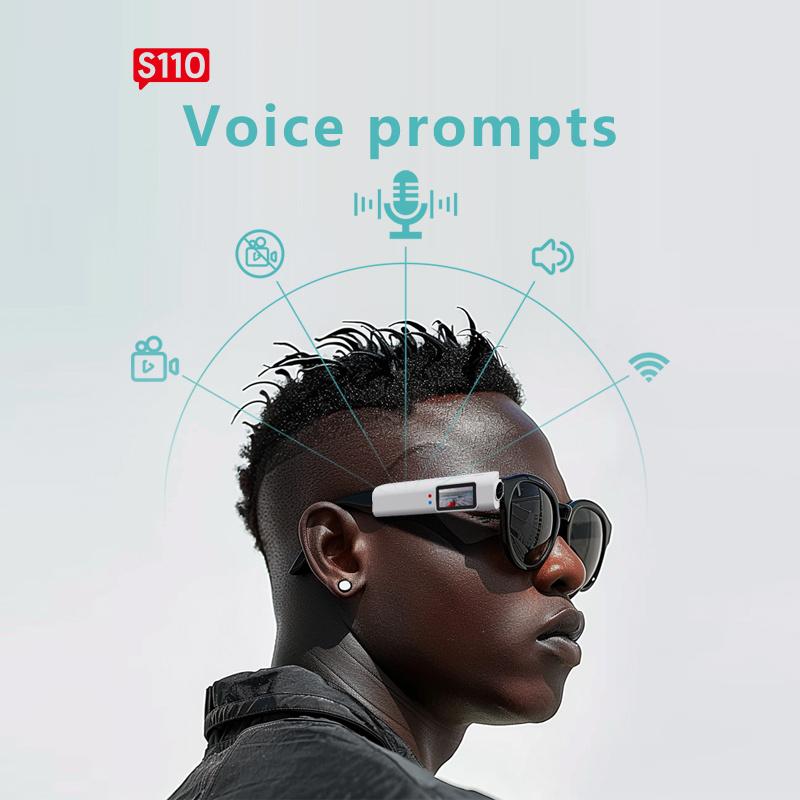 Fpv Brýle Kamera Nositelná Wifi Videokamera Videokamera 110° Širokoúhlý Objektiv Stabilizace Obrazu Vestavěná Baterie Ovládání Aplikací Fpv Kamera