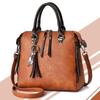 Female Handbag Fashion Tassel Women Shoulder Bag Large Capacity Casual Rivet Zipper